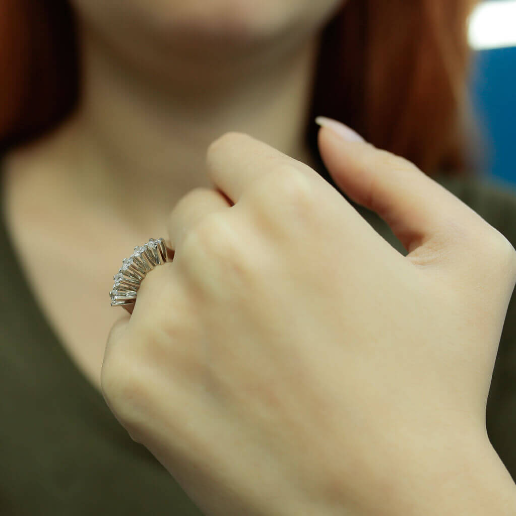 0.80 Carat Diamond Five Stone Ring