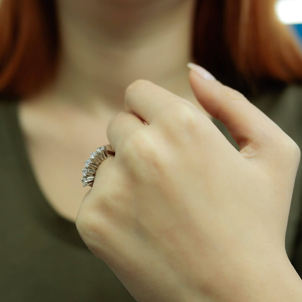 0.75 Carat Diamond Five Stone Ring