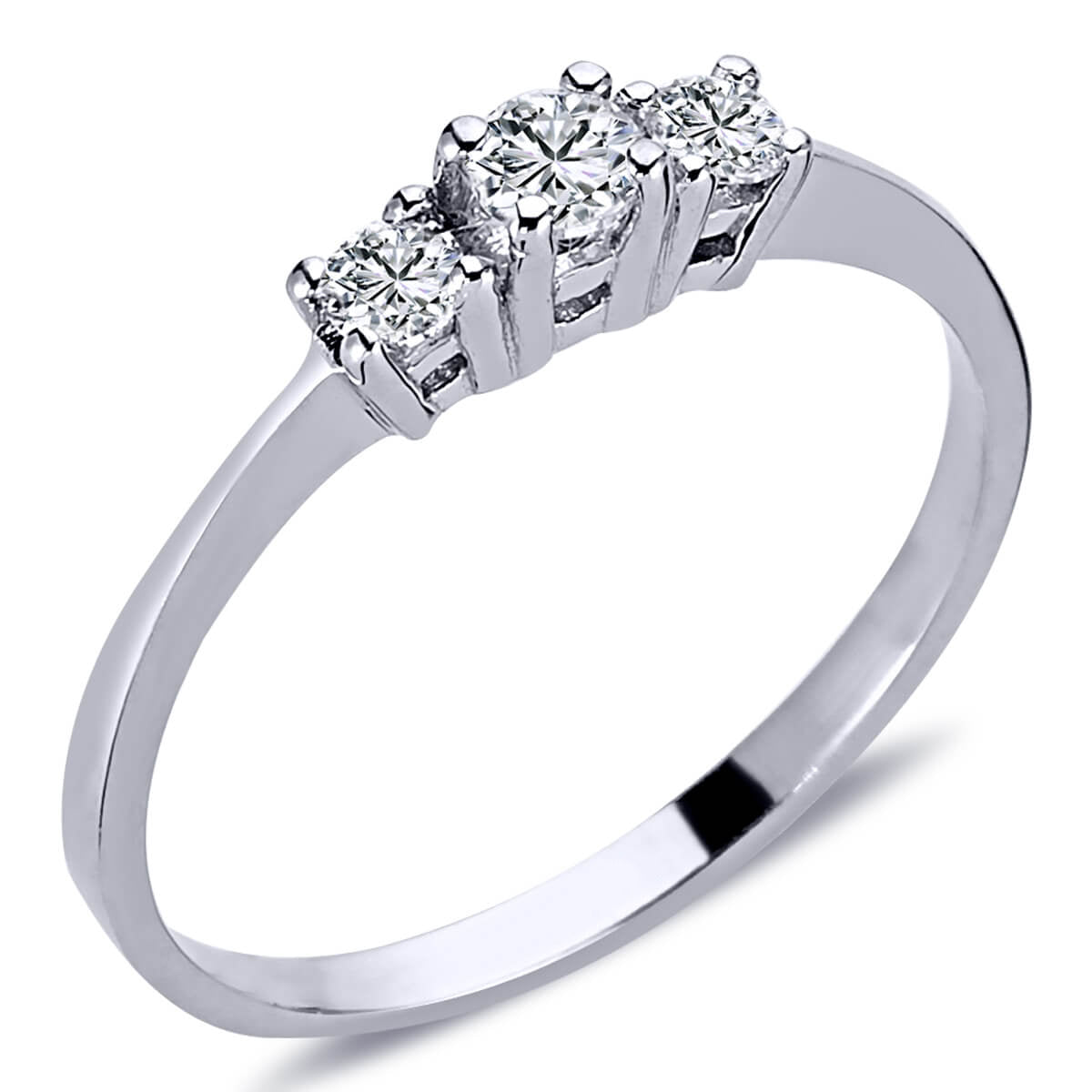 0.25 Carat Diamond Tria Ring