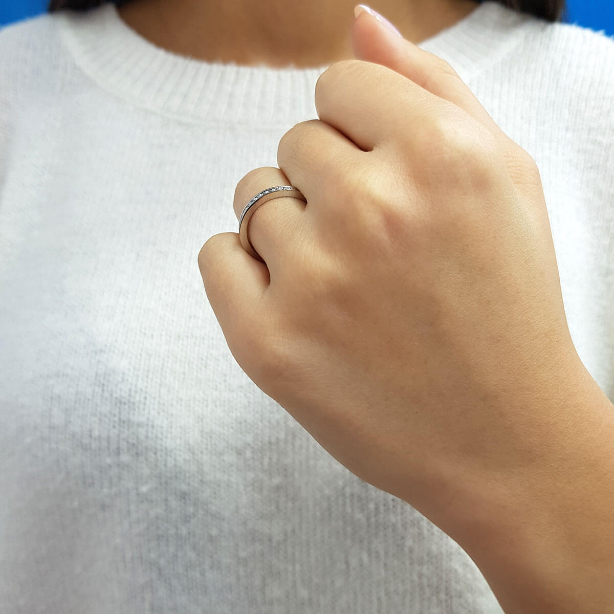 0.26 Carat Diamond Half-Eternity Ring