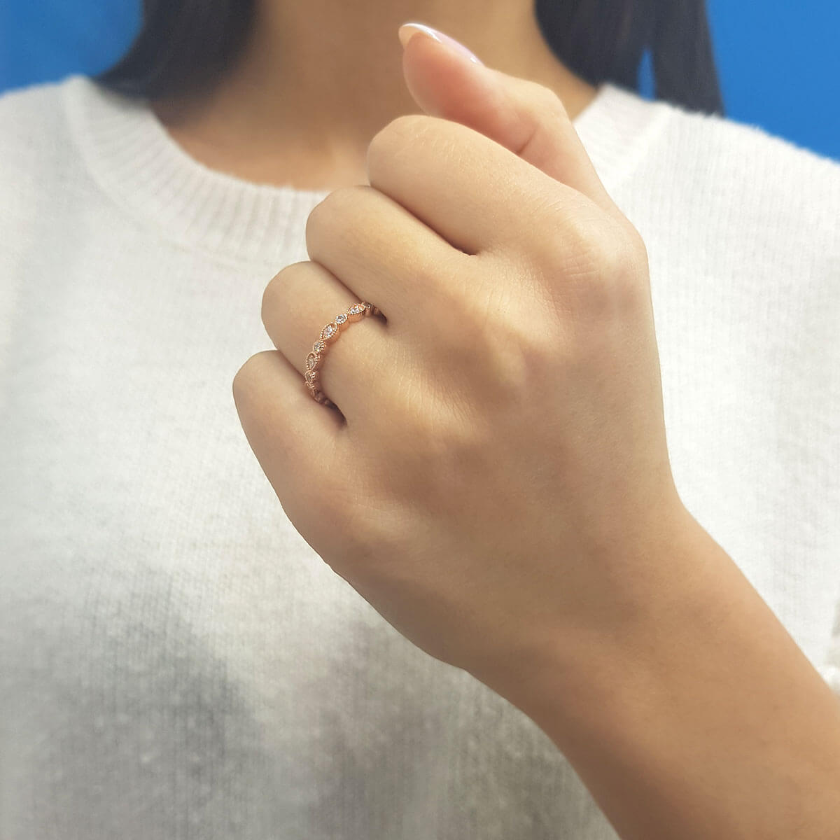 Diamond-Studded Bakru Ring