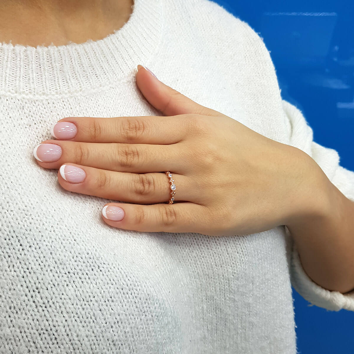 0.12 Carat Diamond Tria Ring