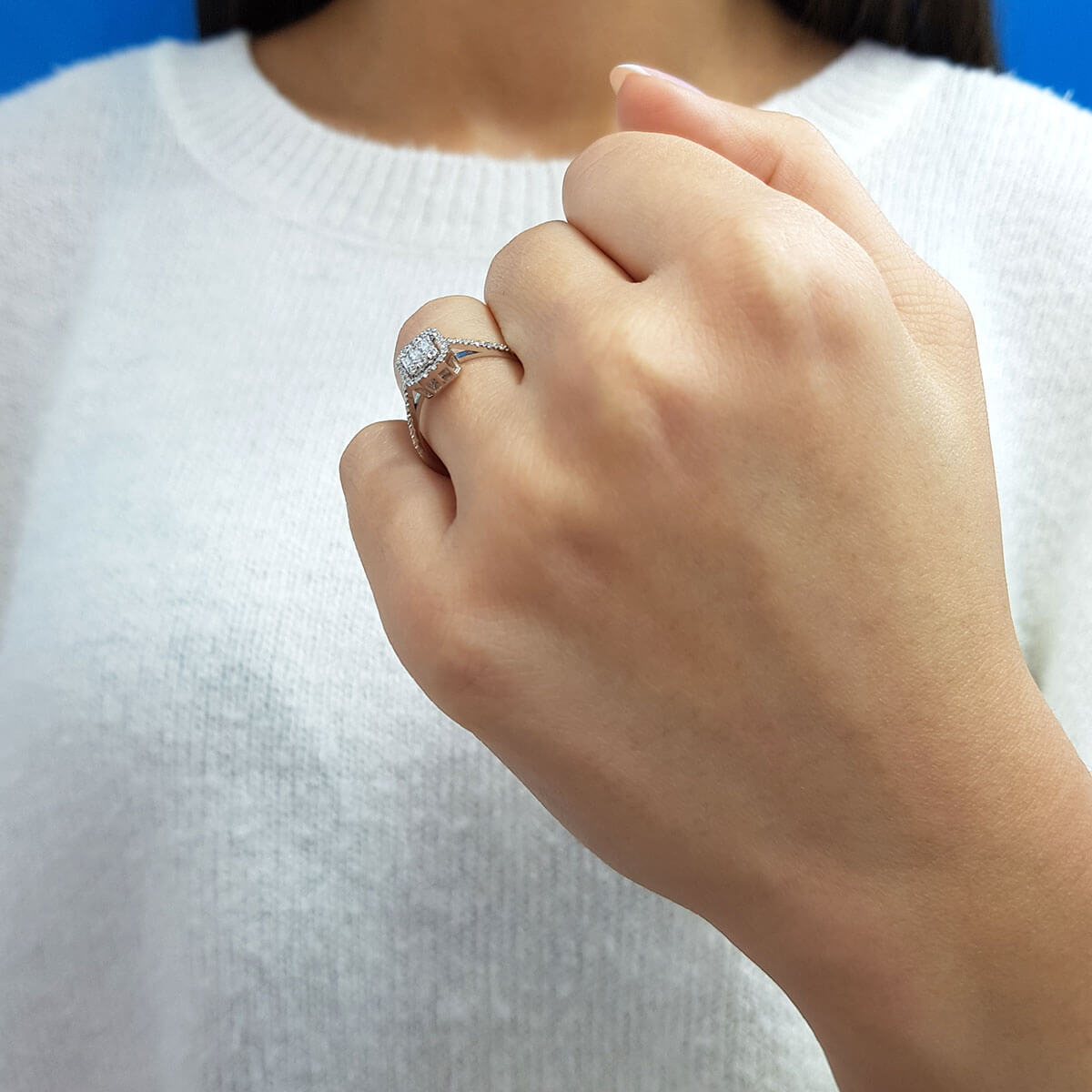 0.37 Carat Baguette Diamond Ring