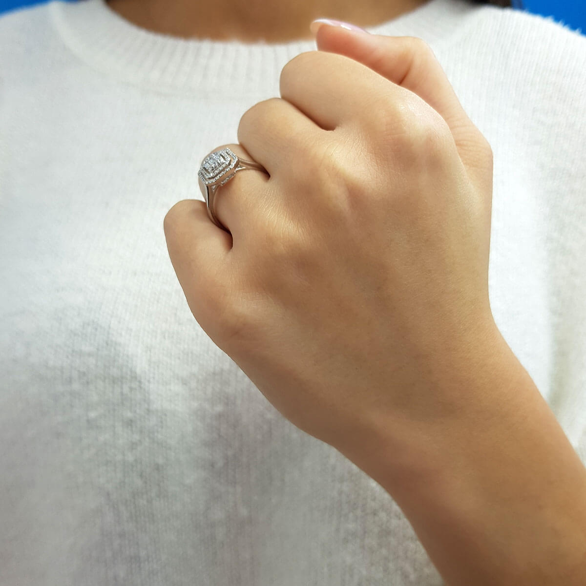 0.51 Carat Baguette Diamond Ring