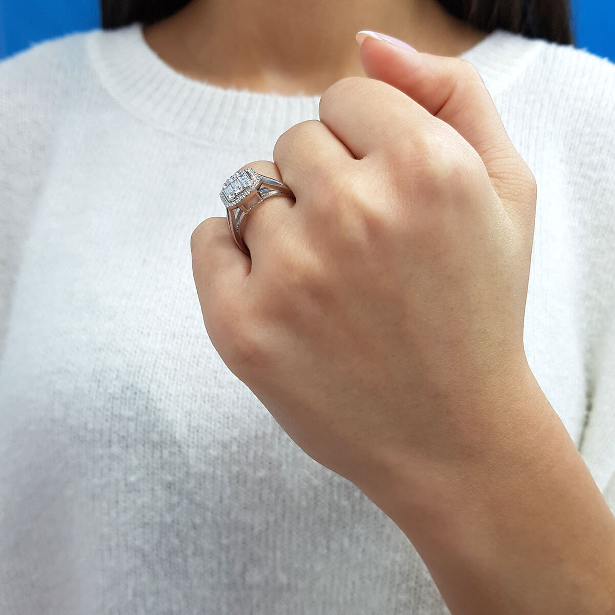 0.70 Carat Baguette Diamond Ring