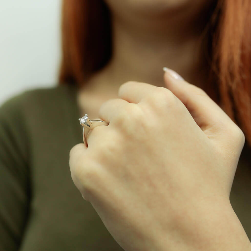 0.41 Carat Diamond Solitaire Ring