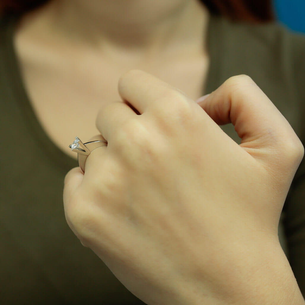 0.46 Carat Diamond Solitaire Ring