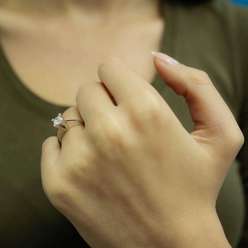 0.51 Carat Diamond Solitaire Ring