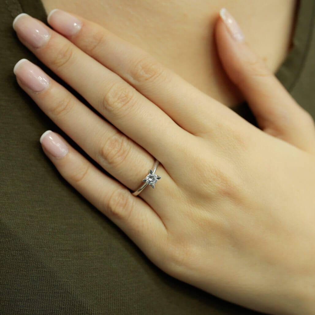 0.36 Carat Diamond Solitaire Ring