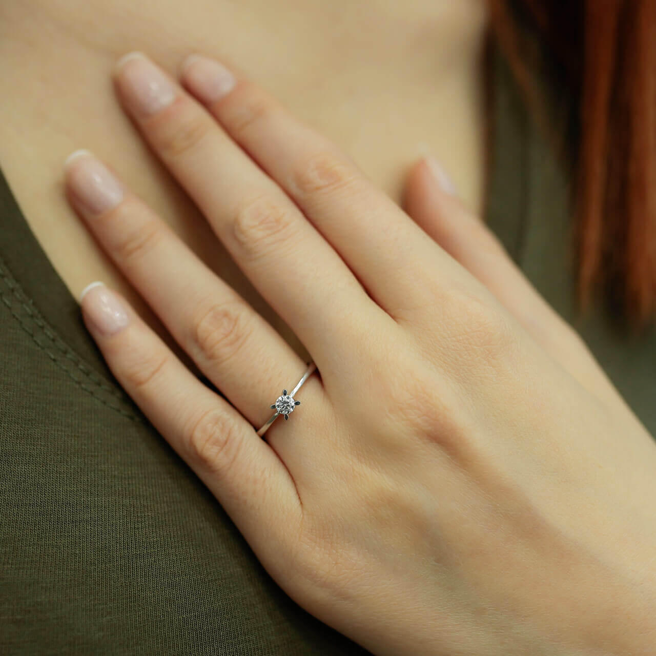 0.21 Carat Diamond Solitaire Ring