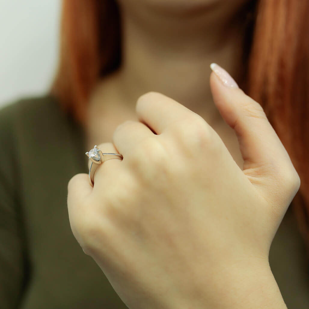 0.41 Carat Diamond Solitaire Ring