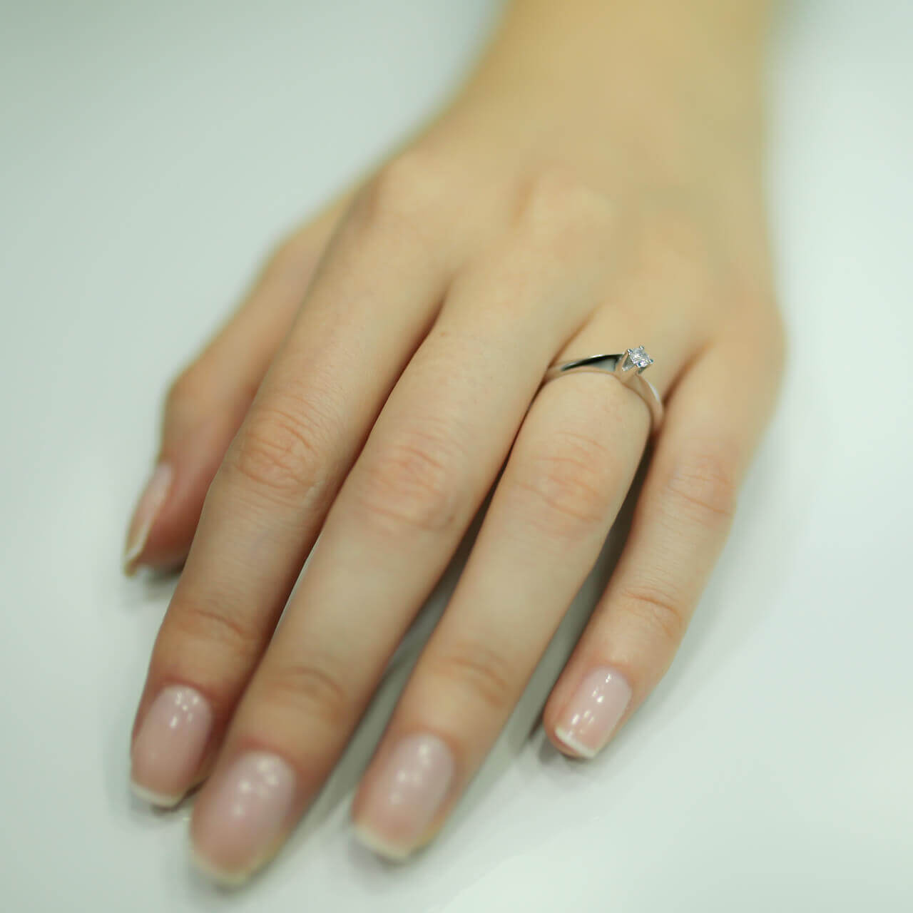 0.10 Carat Diamond Solitaire Ring