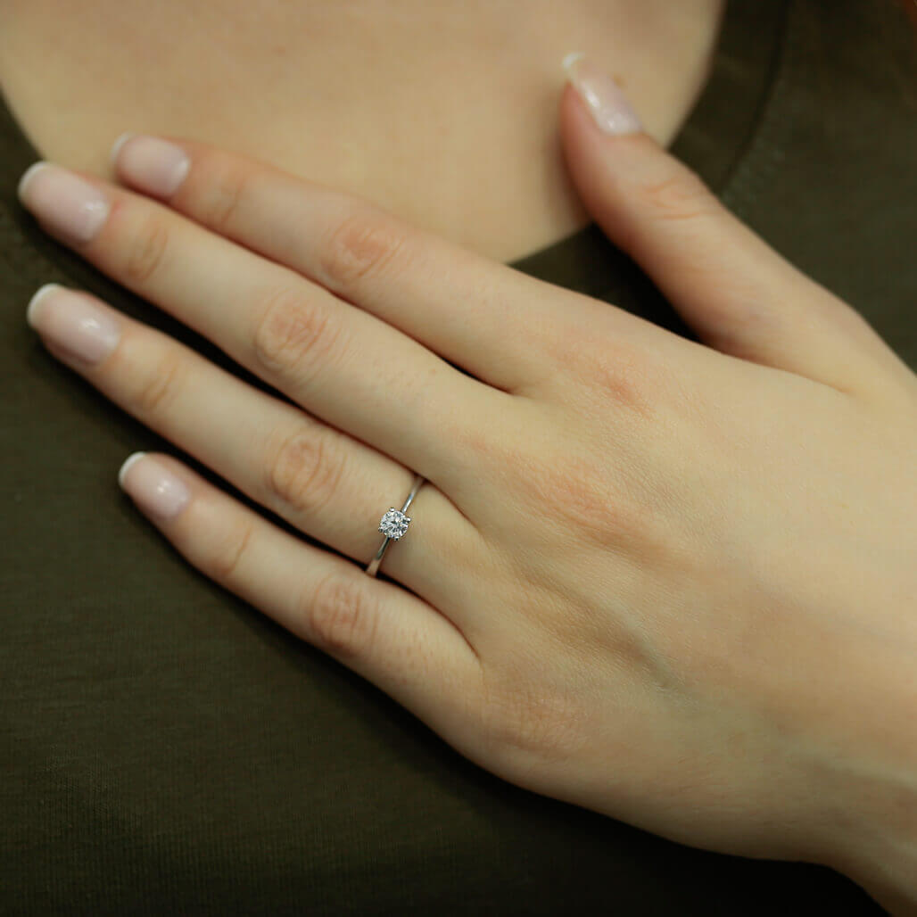 0.25 Carat Diamond Solitaire Ring