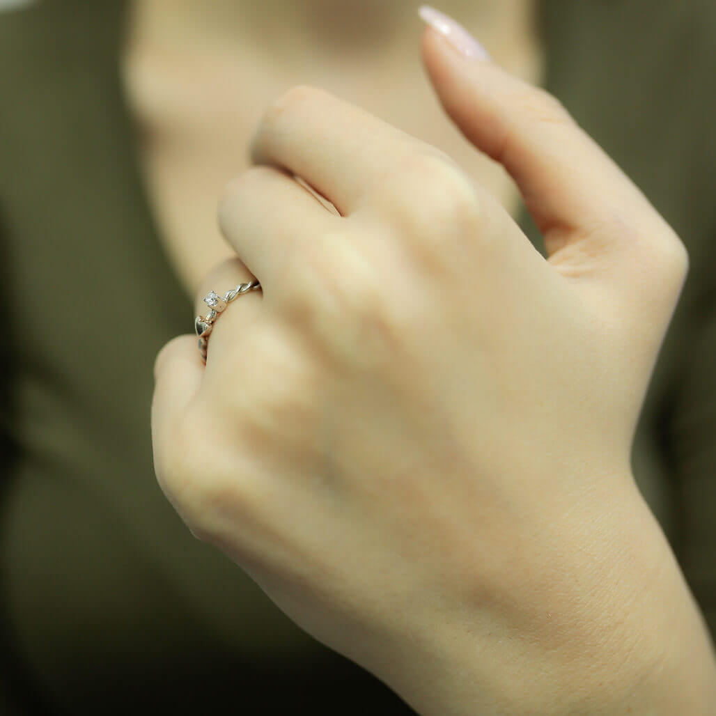 0.05 Carat Diamond Solitaire Ring