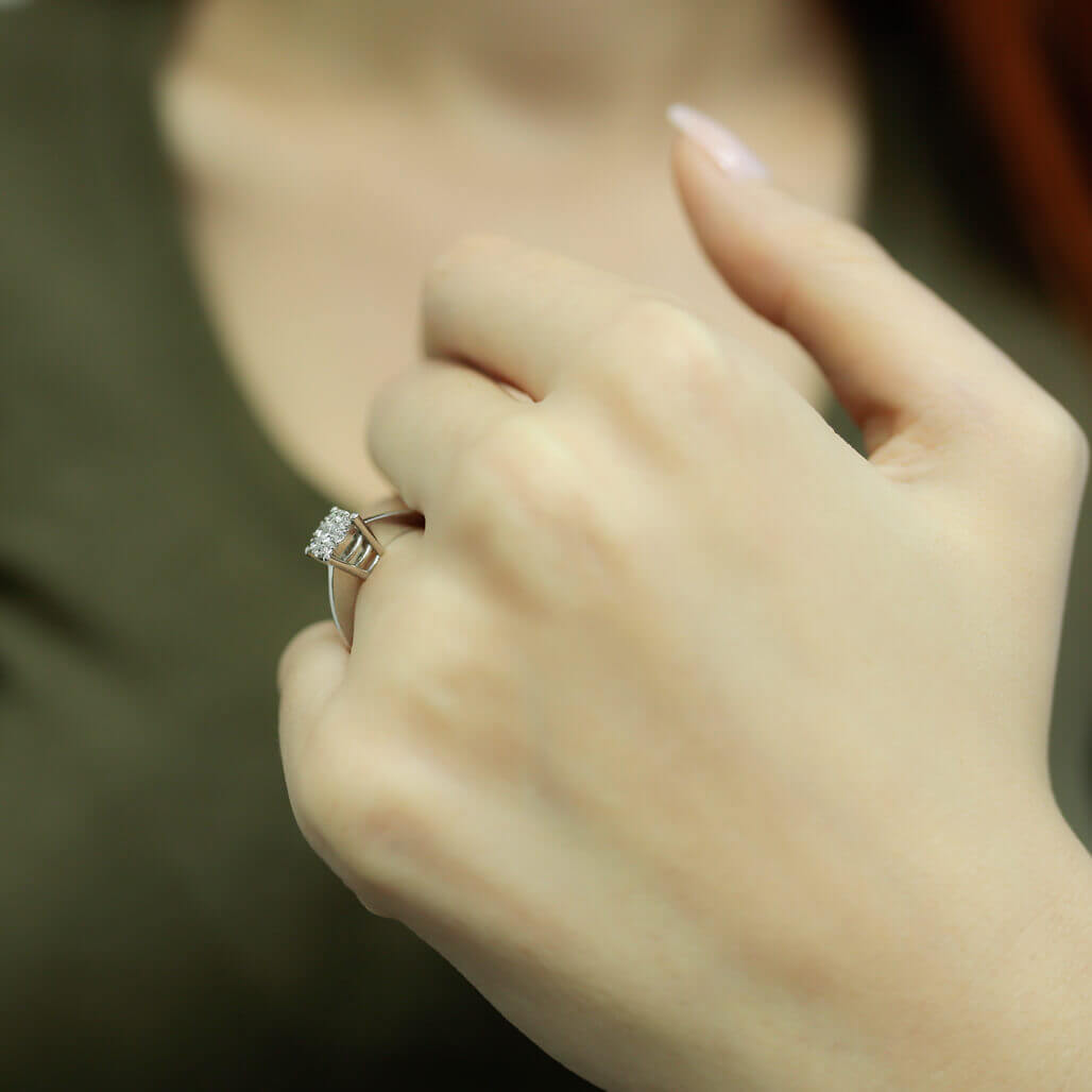 1 Carat Solitaire Look Diamond Ring