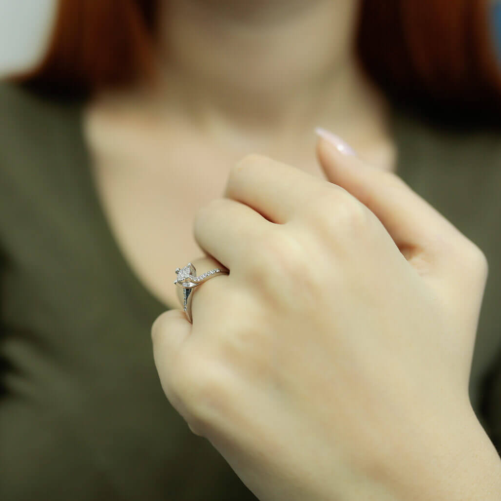 0.30 Carat Solitaire Look Diamond Ring