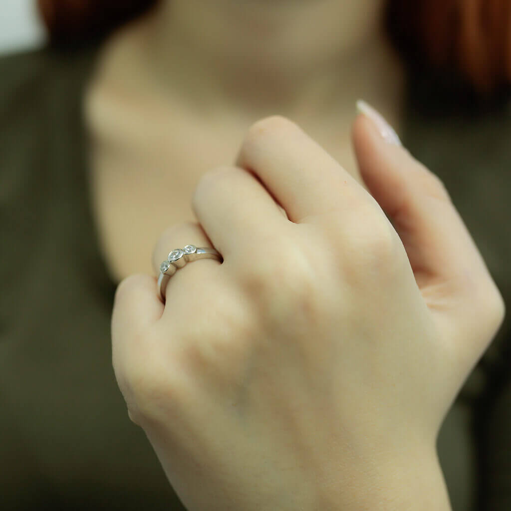 0.23 Carat Diamond Tria Ring