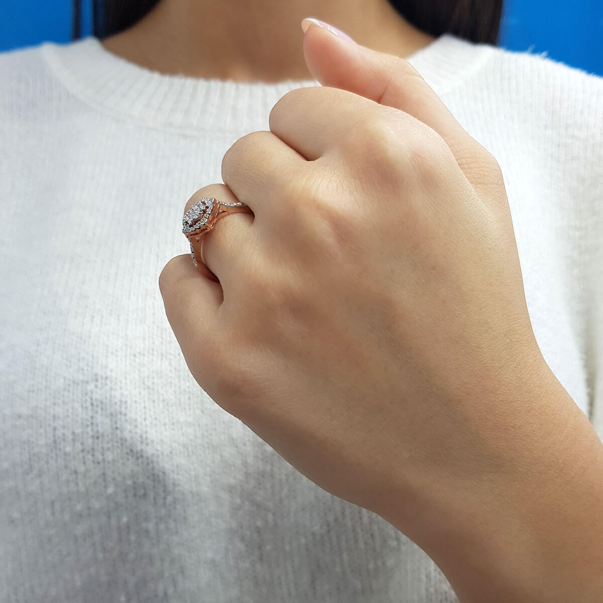 Diamond Stone Nagar Ring