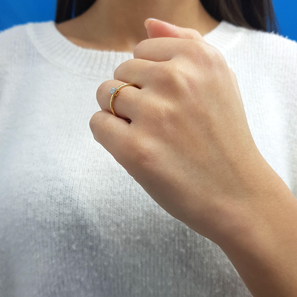 Baguette Diamond Pirin Ring