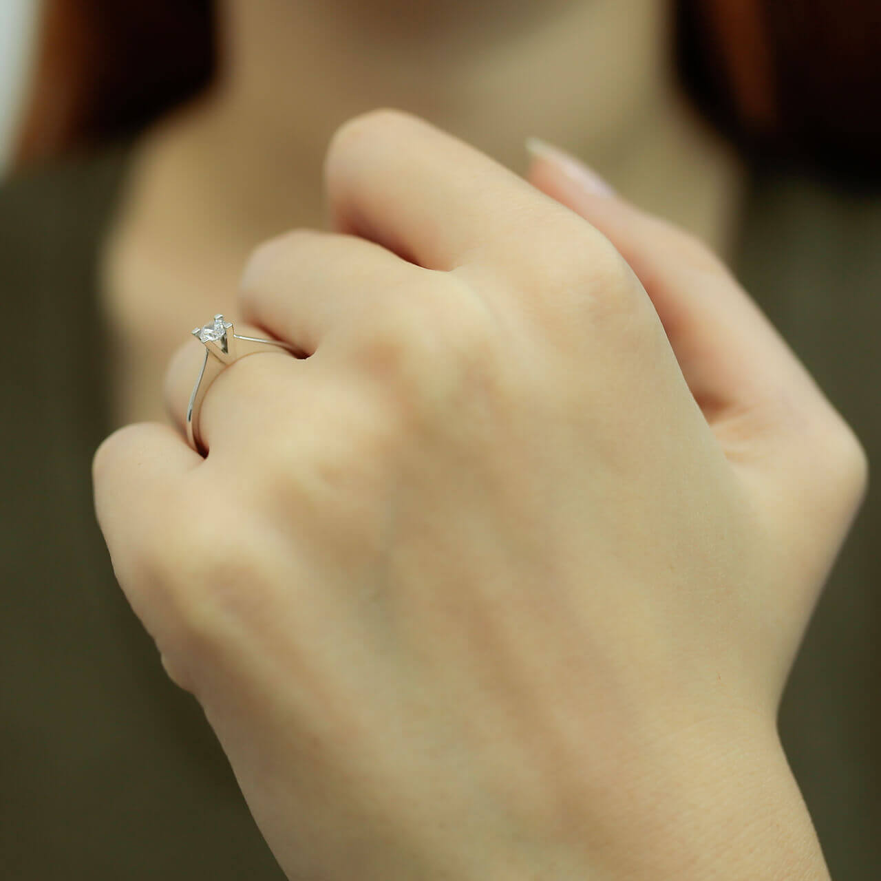 0.21 Carat Diamond Solitaire Ring