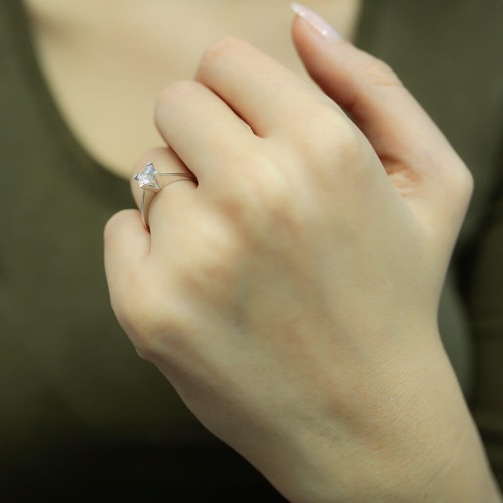 0.67 Carat Diamond Solitaire Ring