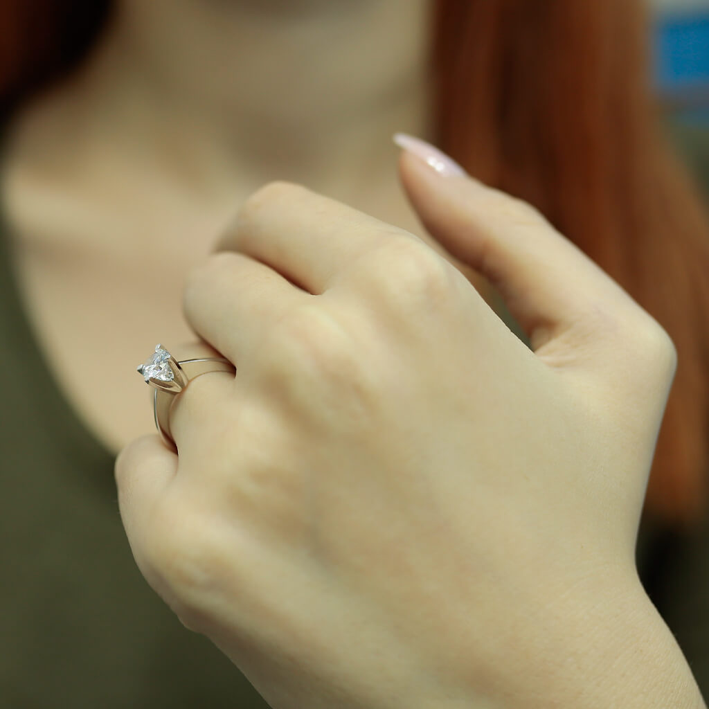 0.82 Carat Diamond Solitaire Ring