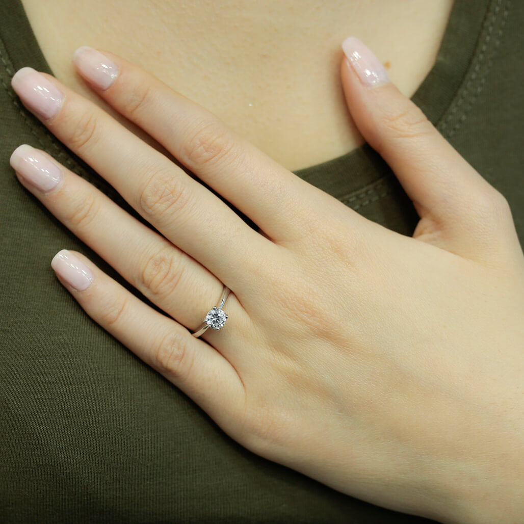 0.65 Carat Diamond Solitaire Ring