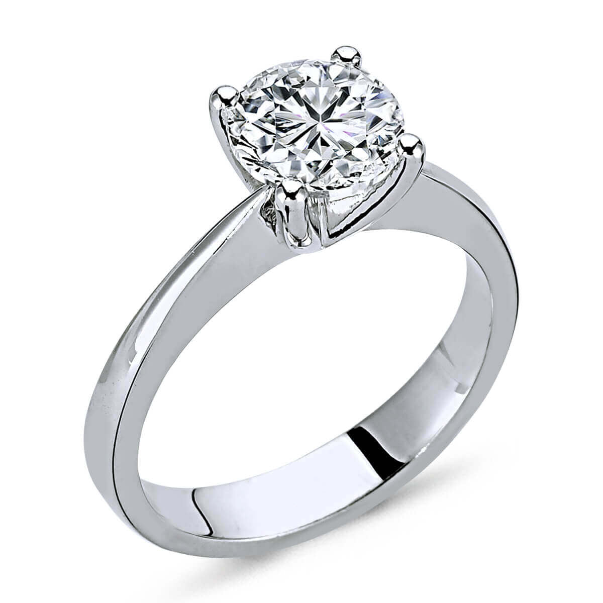 2 Carat Diamond Solitaire Ring - VG EX EX none