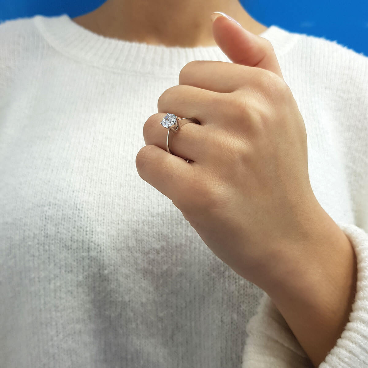 1 Carat Diamond Solitaire Ring