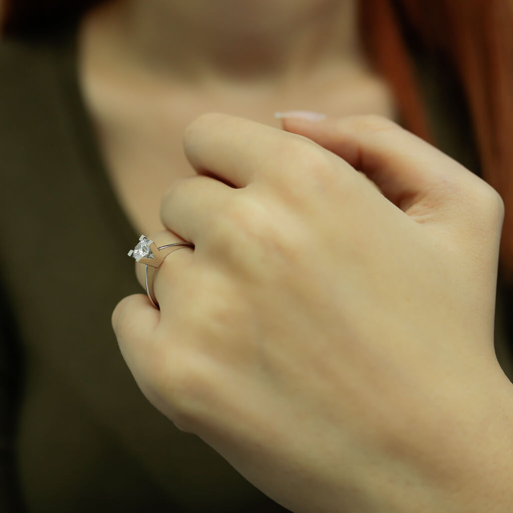 0.44 Carat Diamond Solitaire Ring