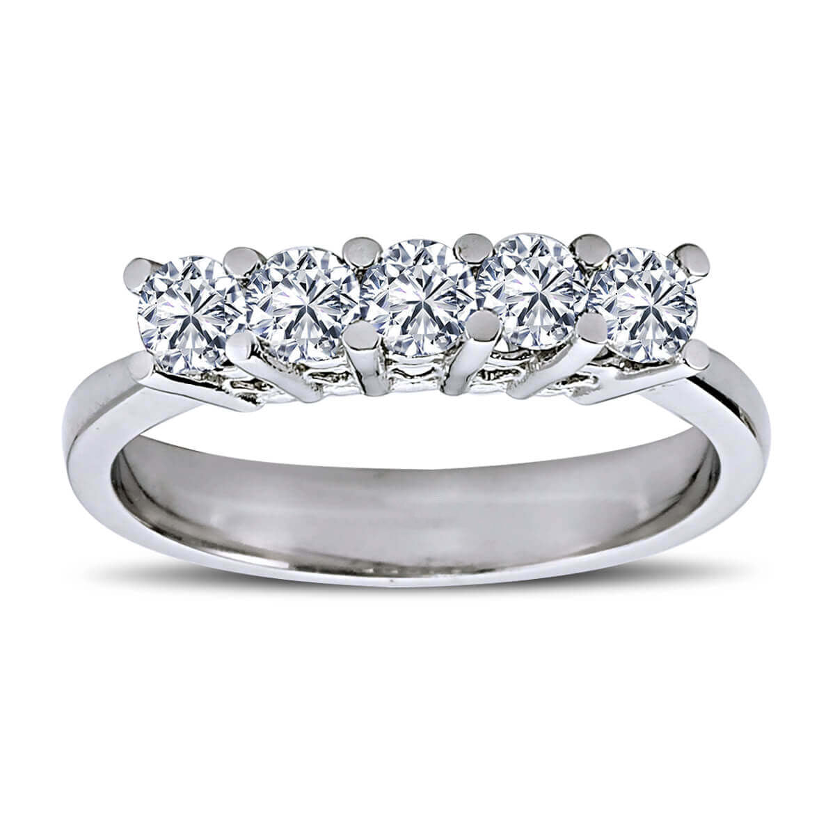 0.60 Carat Diamond Five Stone Ring