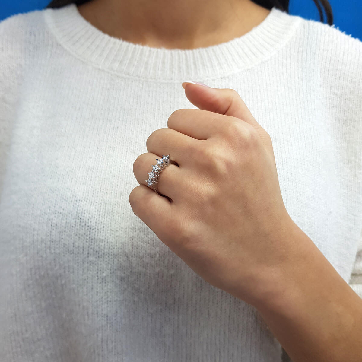 0.55 Carat Diamond Five-Stone Ring