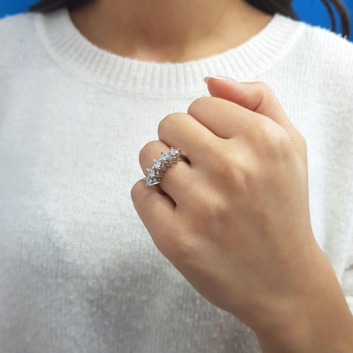 0.80 Carat Diamond Five-Stone Ring