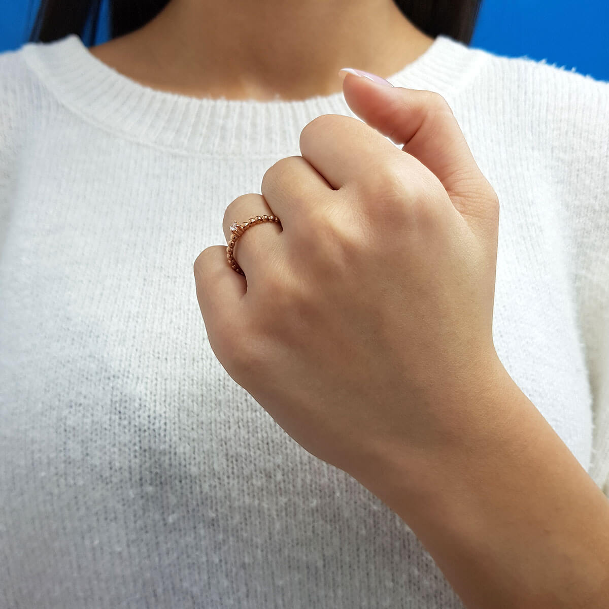 0.07 Carat Diamond Solitaire Ring