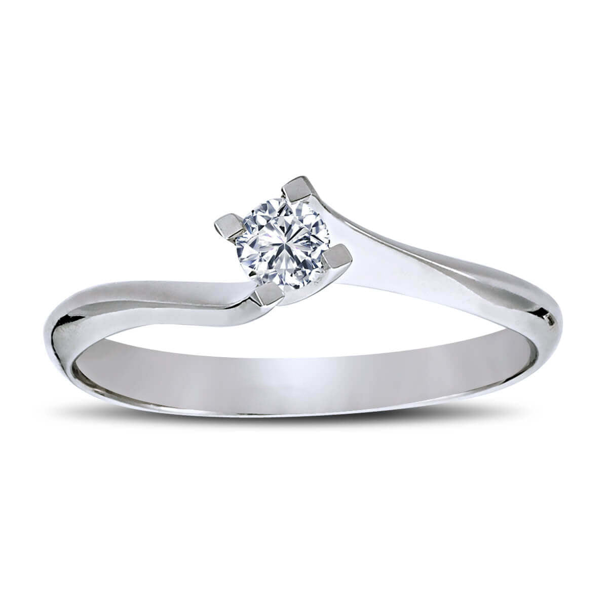 0.17 Carat Diamond Solitaire Ring