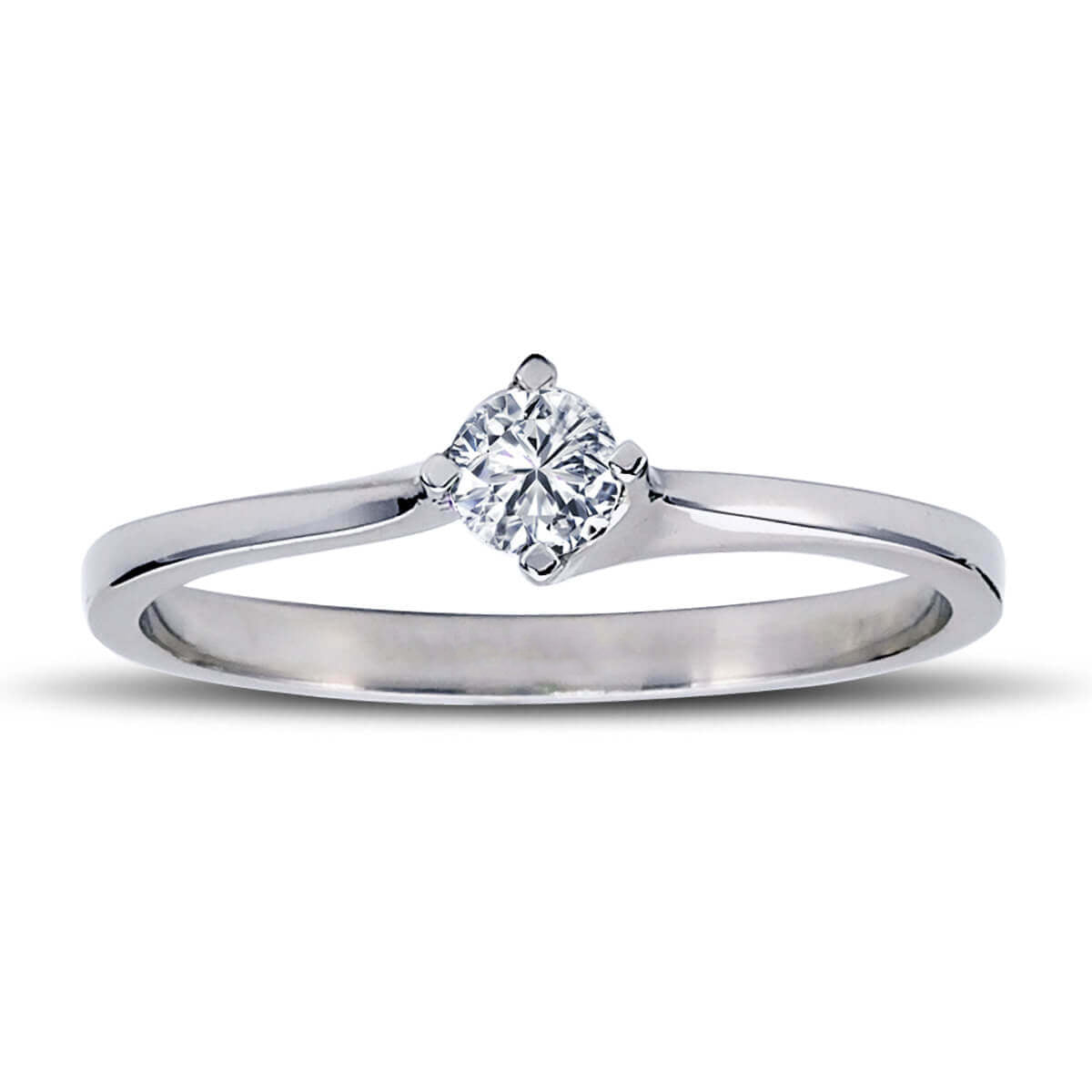0.16 Carat Diamond Solitaire Ring