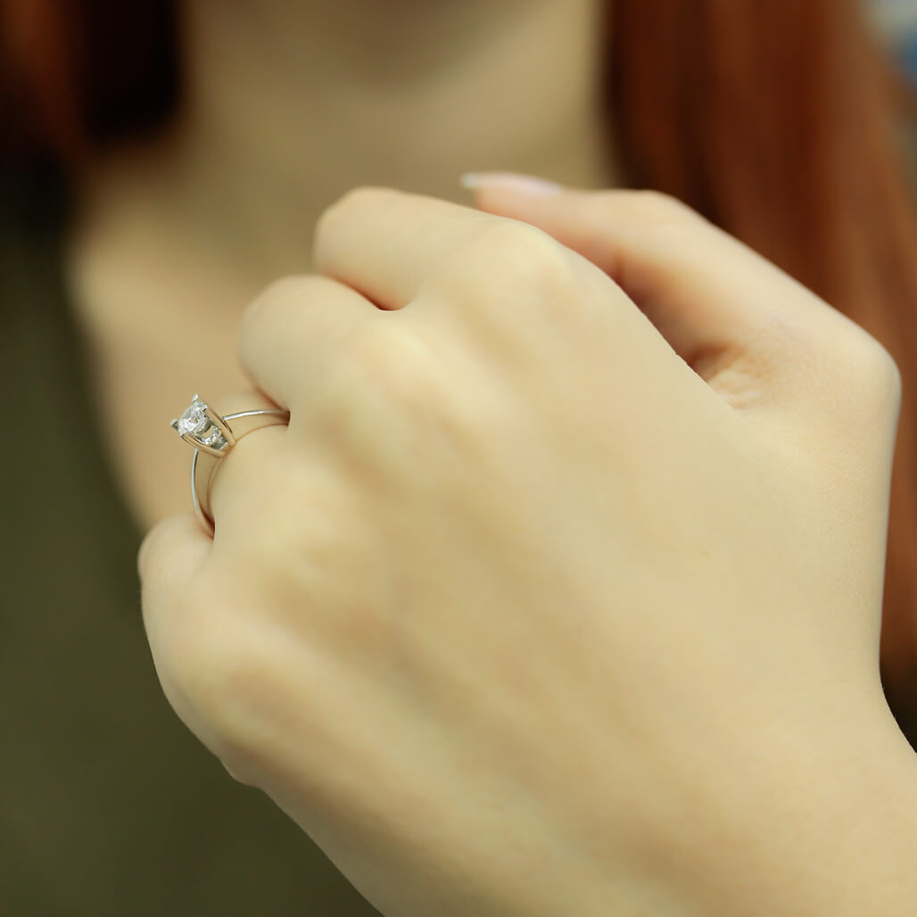 0.37 Carat Diamond Solitaire Ring