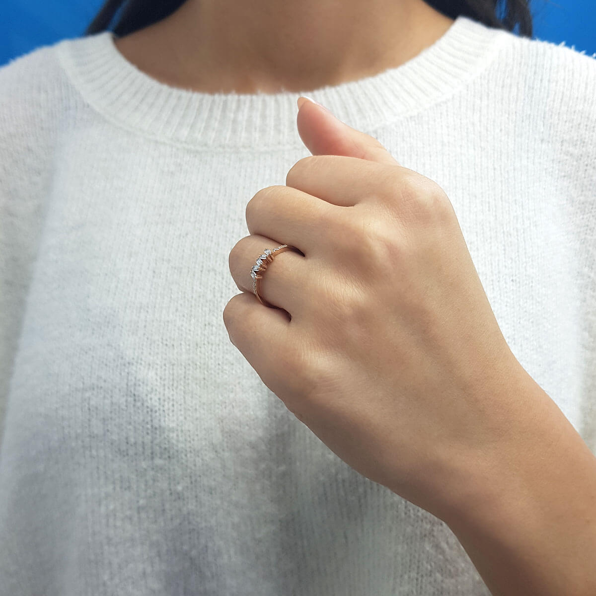 Baguette Diamond Kagir Ring