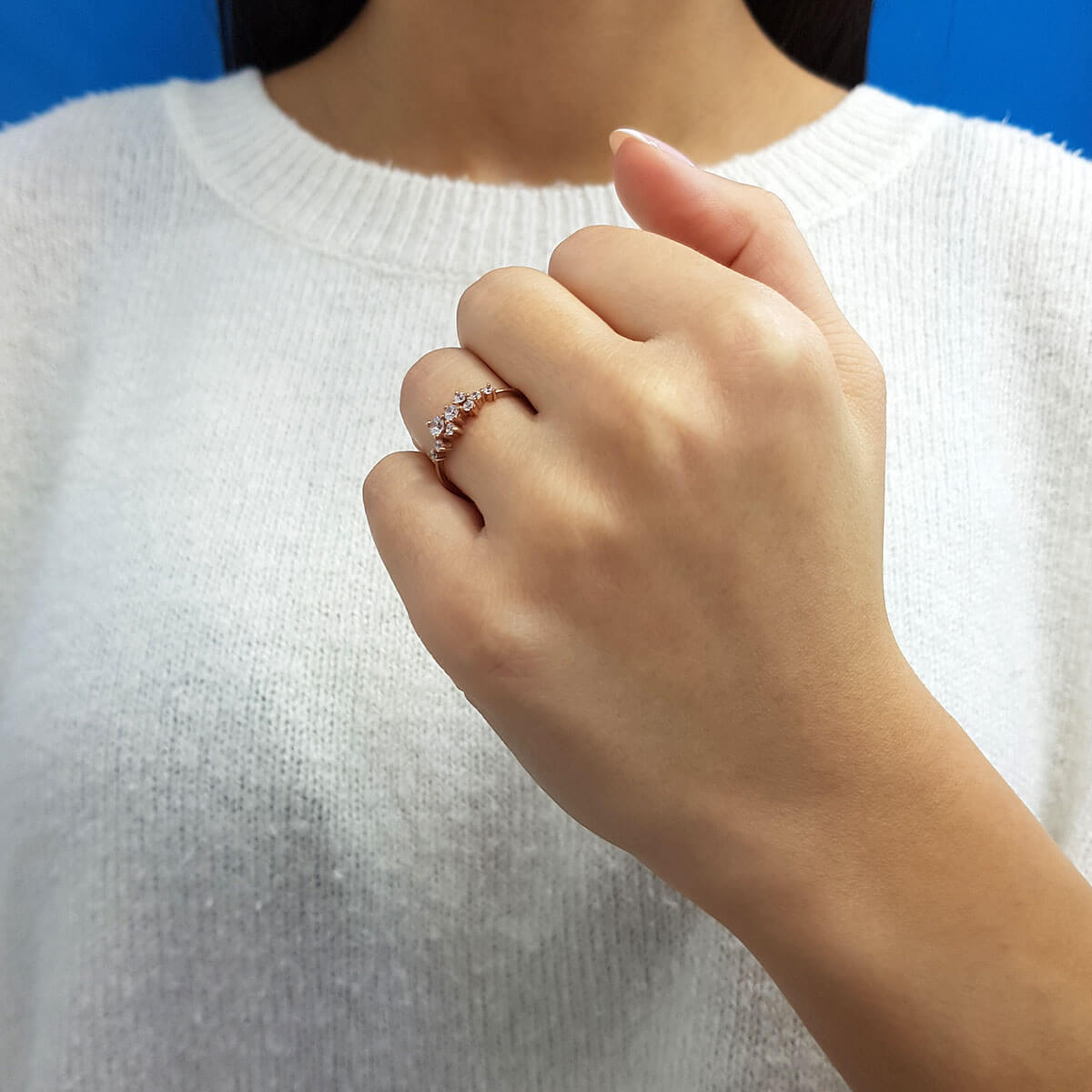 Diamond Stone Large Sallammu Ring