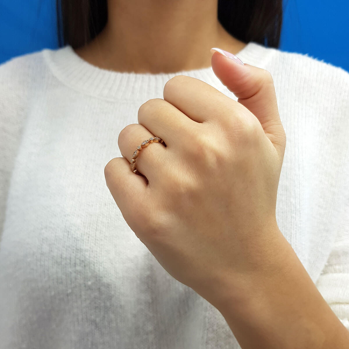 Diamond Stone Edessa Ring