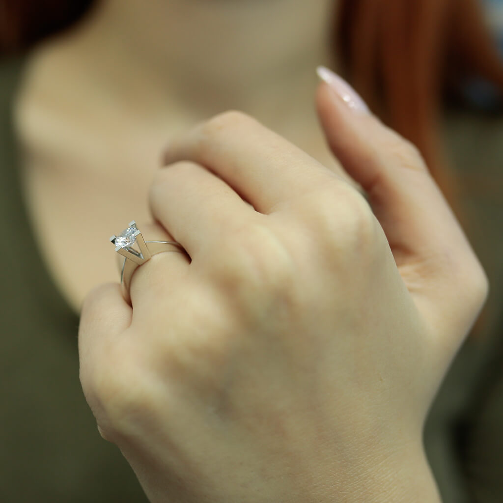 0.73 Carat Diamond Solitaire Ring