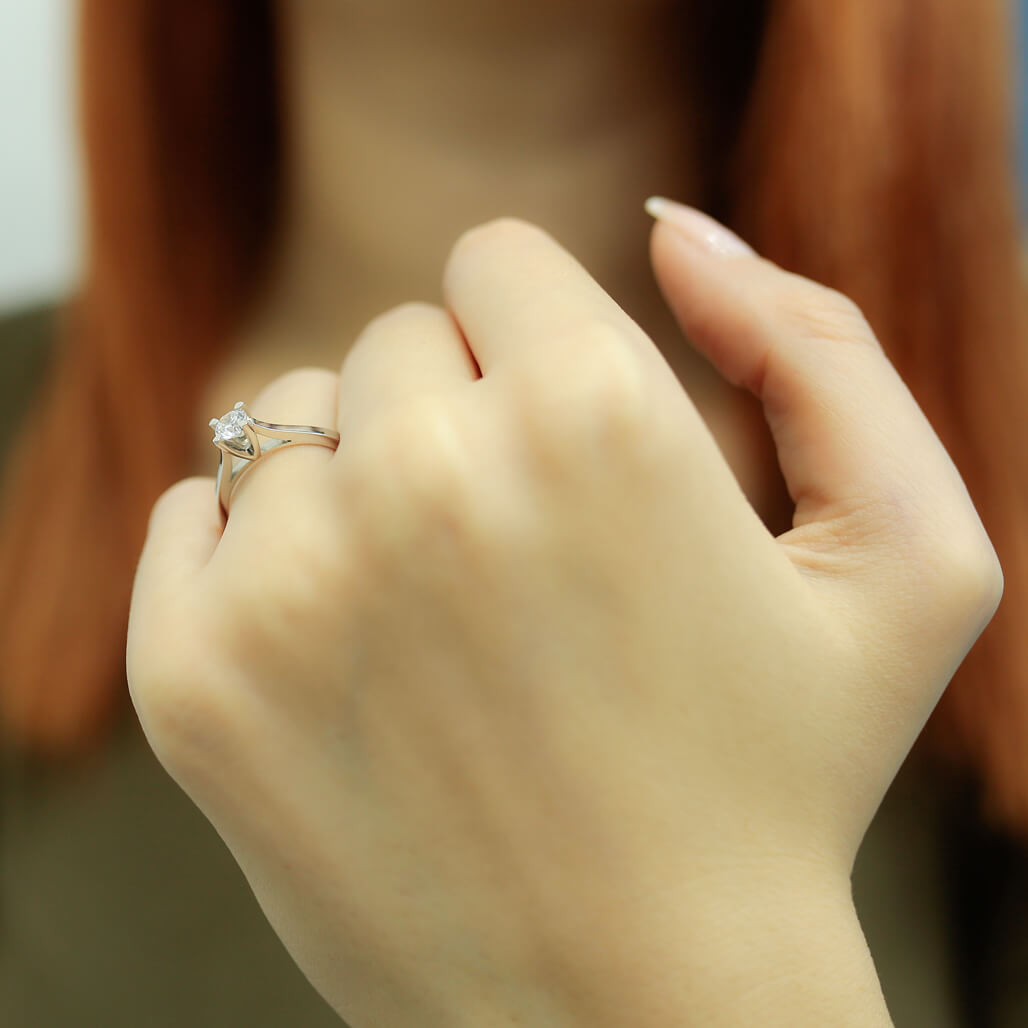 0.32 Carat Diamond Solitaire Ring