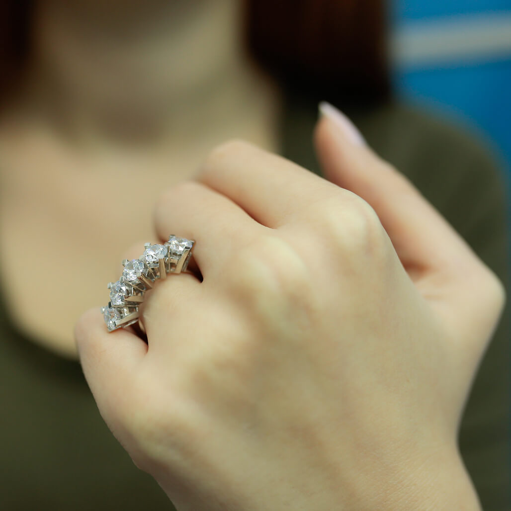 3 Carat Diamond Five-Stone Ring