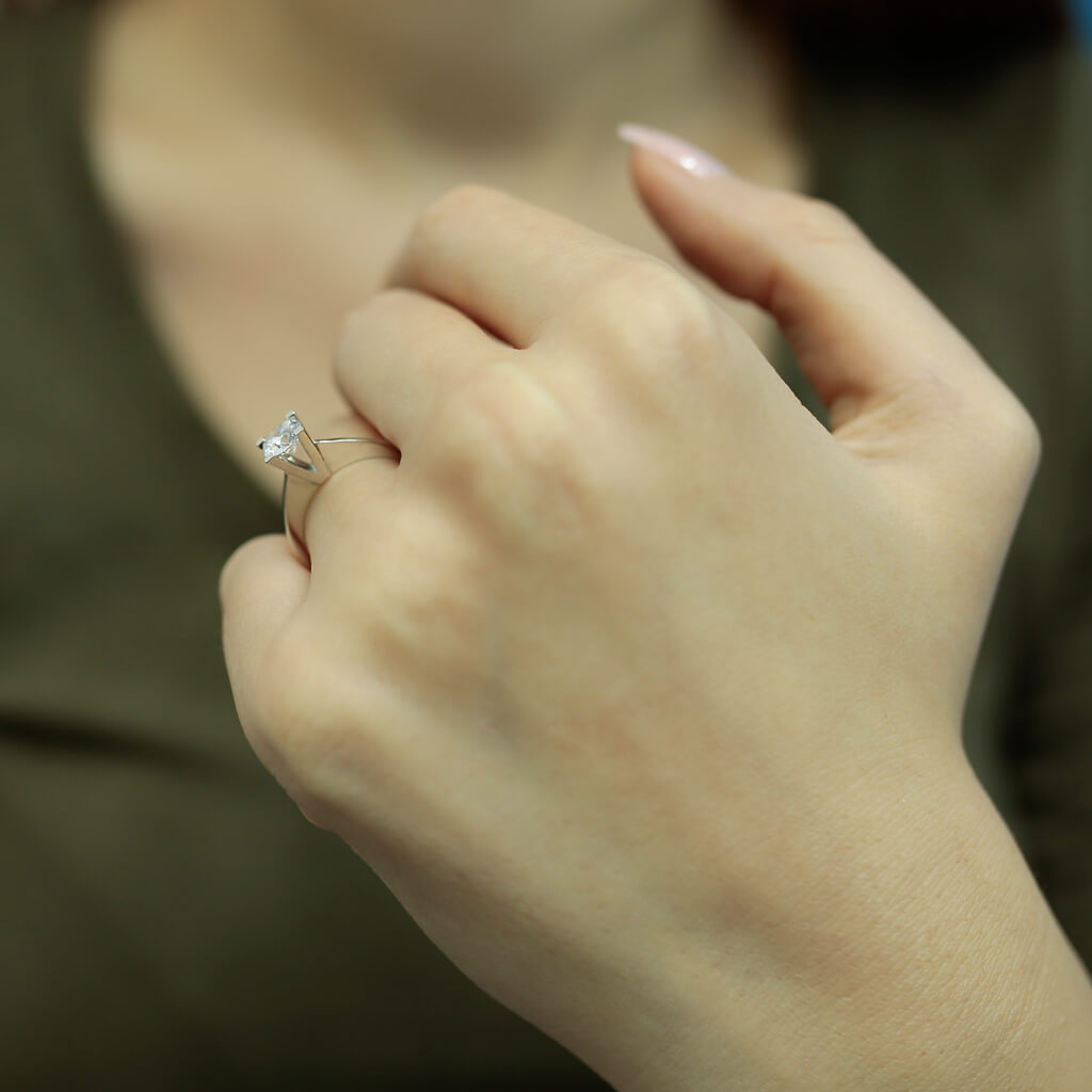 0.72 Carat Diamond Solitaire Ring