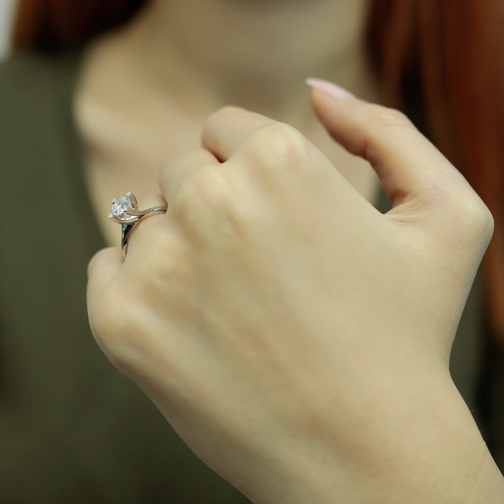 0.80 Carat Diamond Solitaire Ring