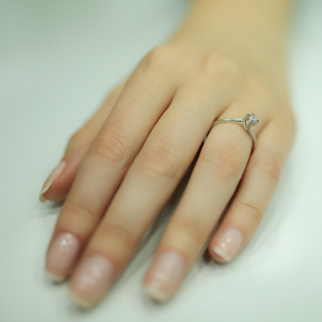 0.10 Carat Diamond Solitaire Ring