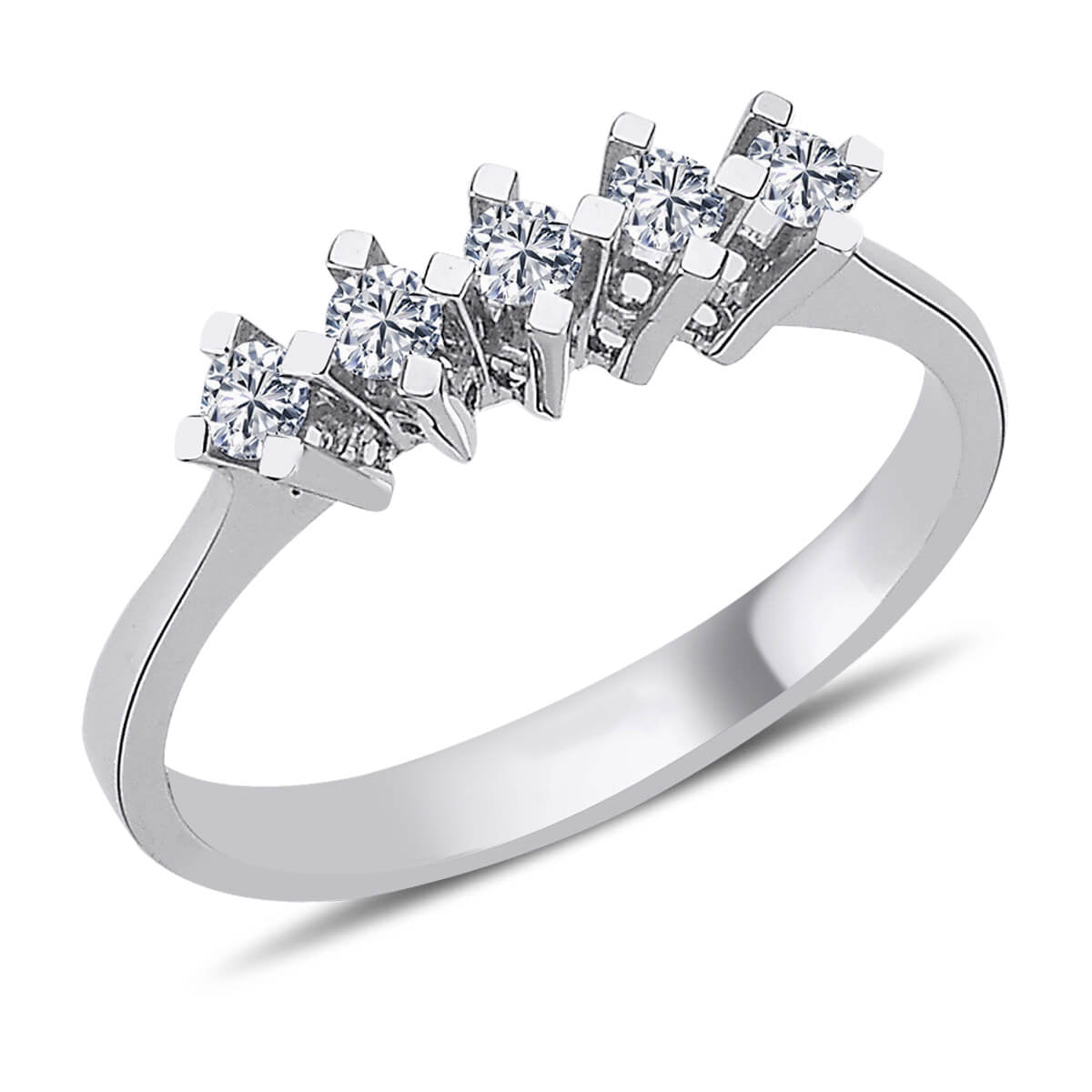 0.25 Carat Diamond Five-Stone Ring