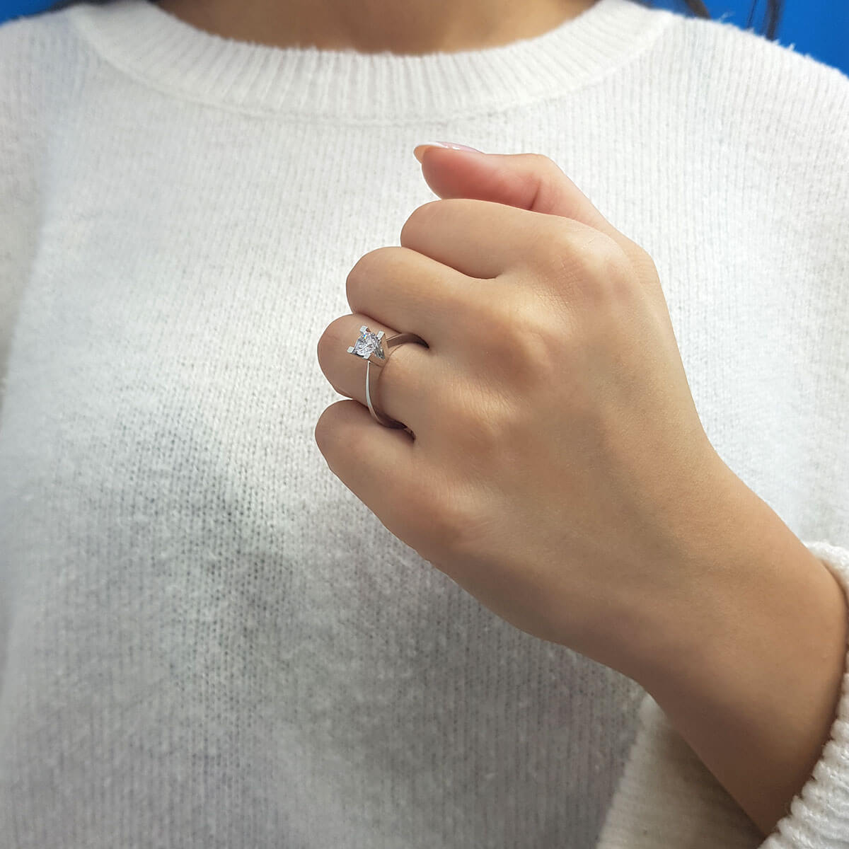 0.41 Carat Diamond Solitaire Ring