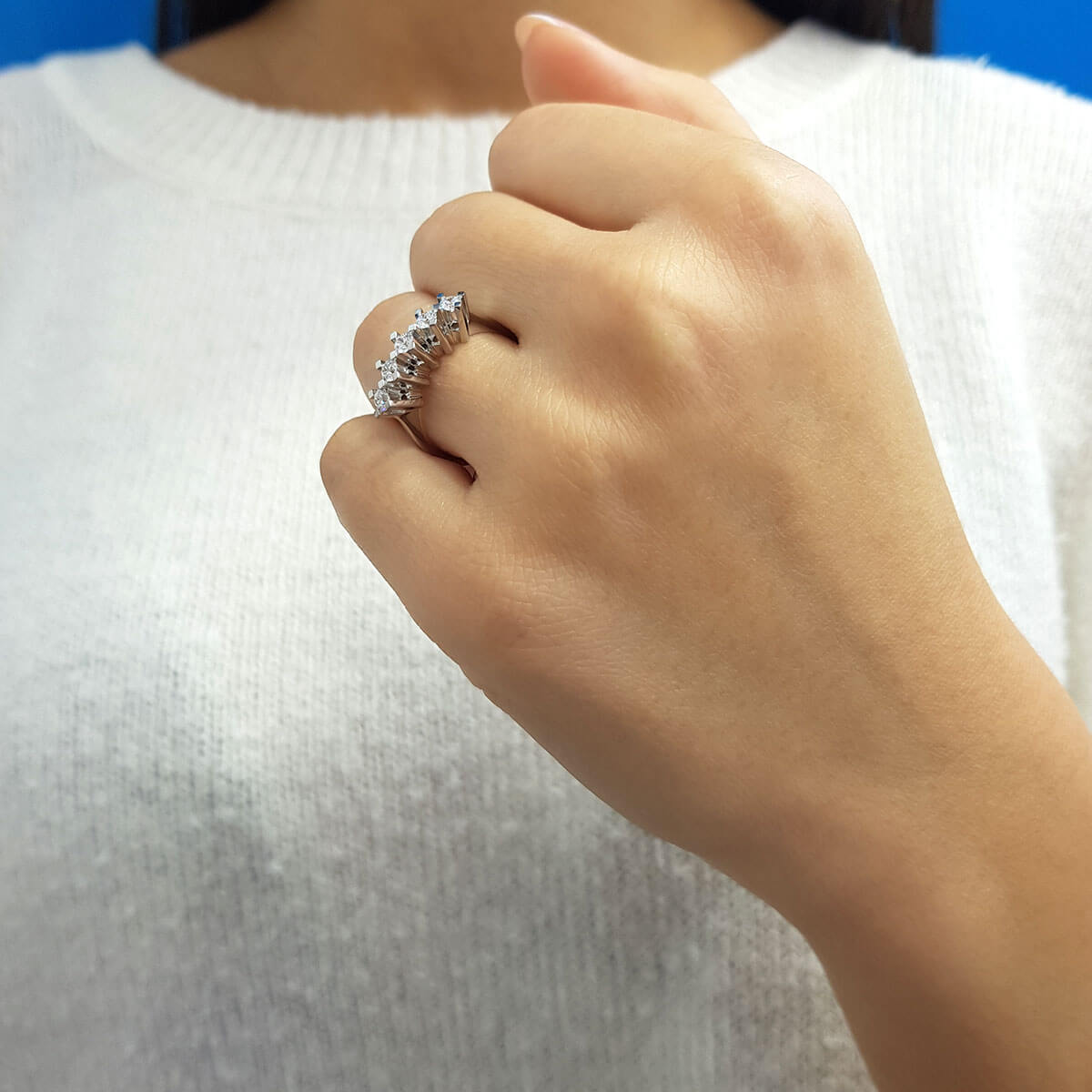 0.45 Carat Diamond Five-Stone Ring