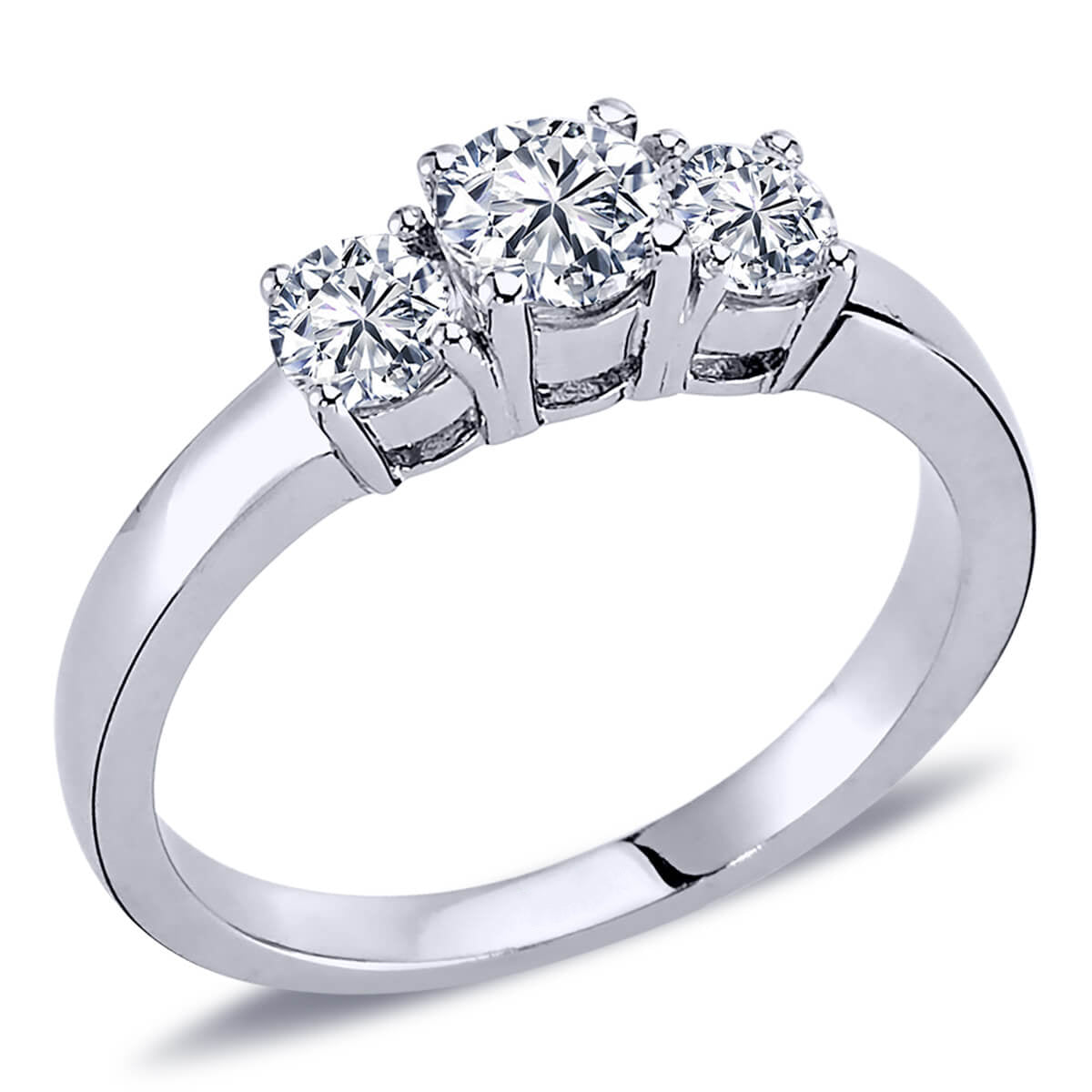 0.73 Carat Diamond Tria Ring